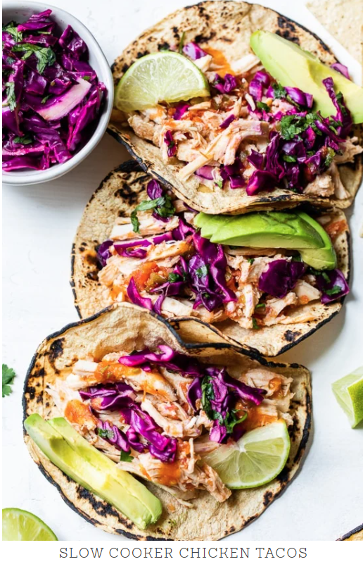 Slow Cooker Chicken Tacos