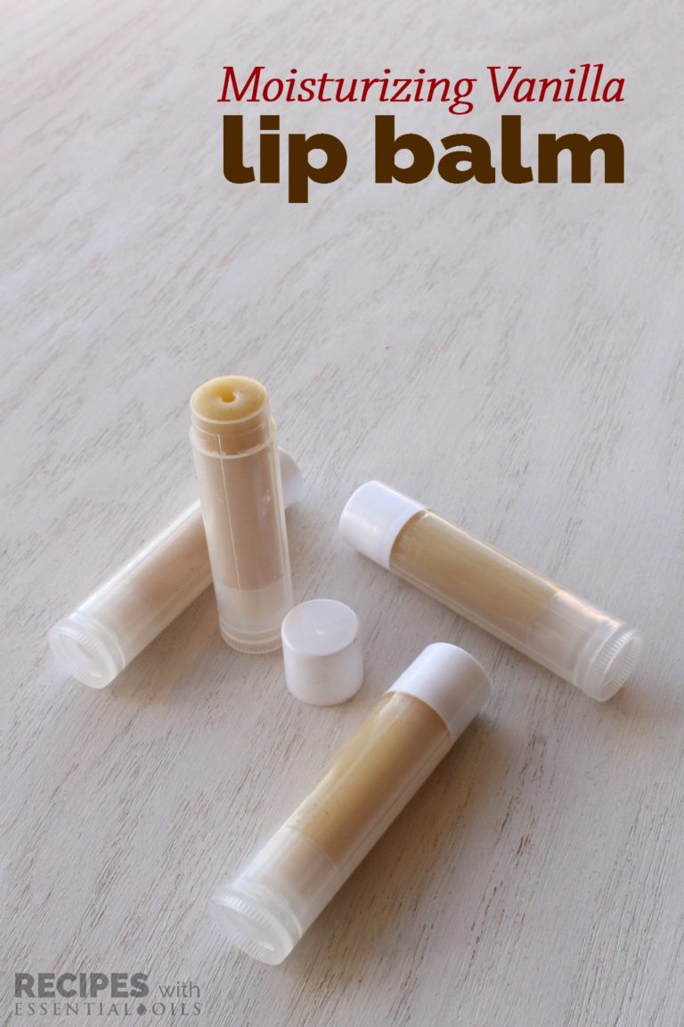 Homemade Vanilla Lip Balm DIY