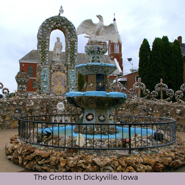 The Dickyville Iowa Grotto Photo Courtesy of olioiniowa.com