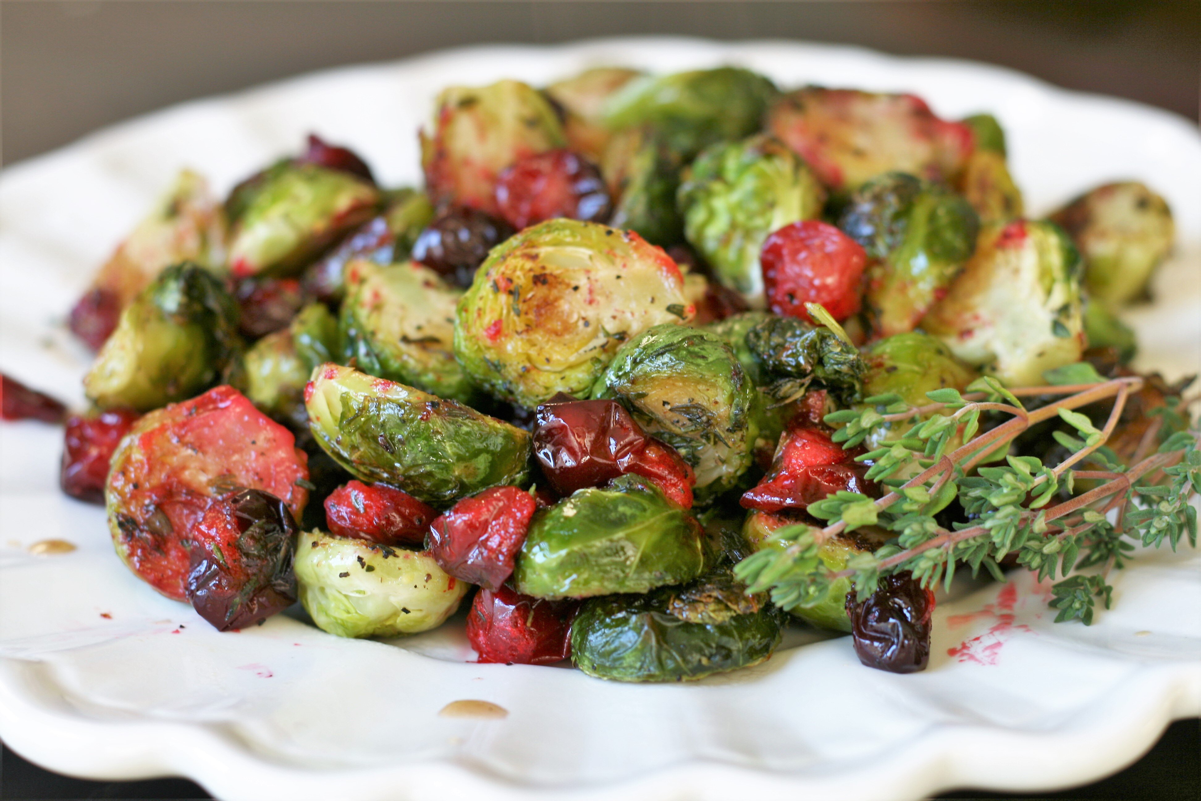 Thyme Roasted Brusselsprouts