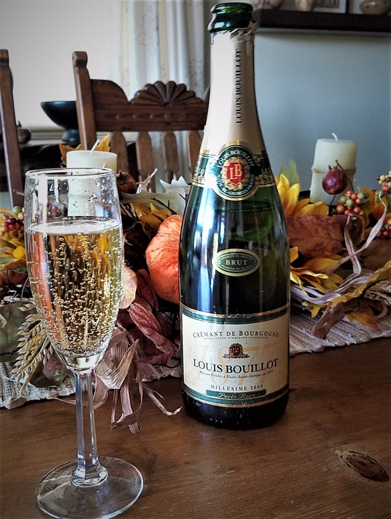 Sparkling wines like this Cremant from Burgundy are staples for holiday celebrations.