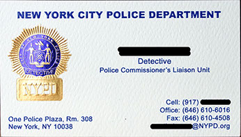 NYPD-Sample-Business-Card