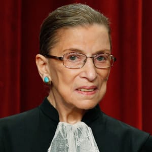 Ruth Bader Ginsberg Courtesy of Biography.com